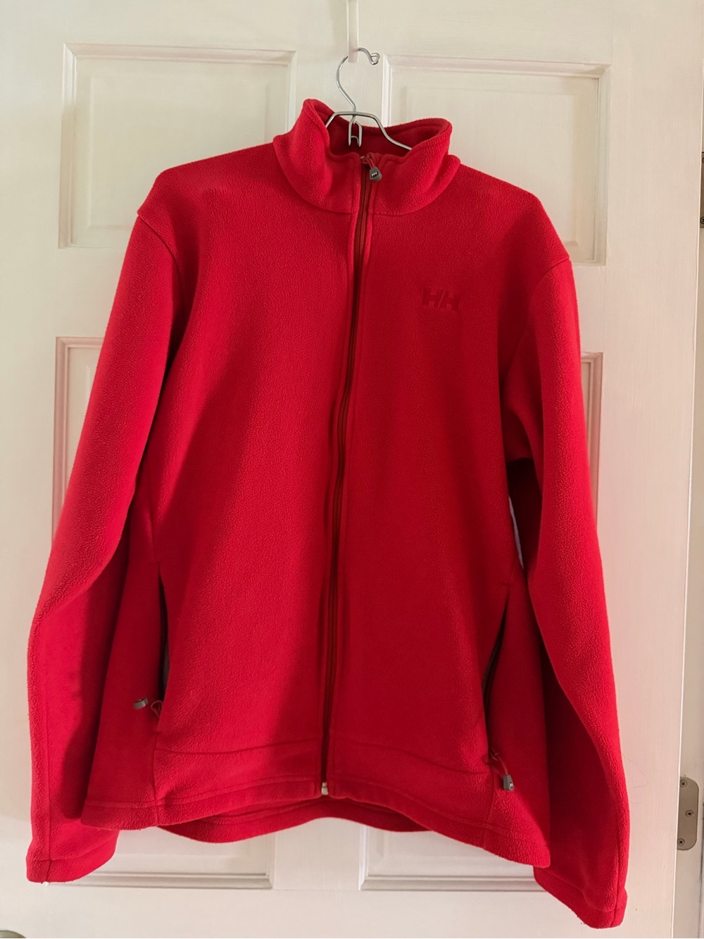 Helly Hansen Red Full-Zip Men's Fleece Jacket